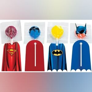 Justice League Heroes Unite Lollipop Capes (16 Pcs)